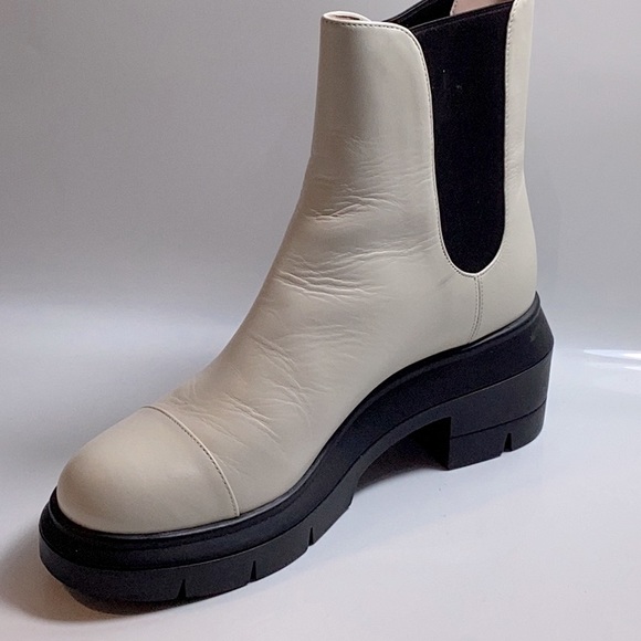 stuart weitzman women's norah block heel platform chelsea boots